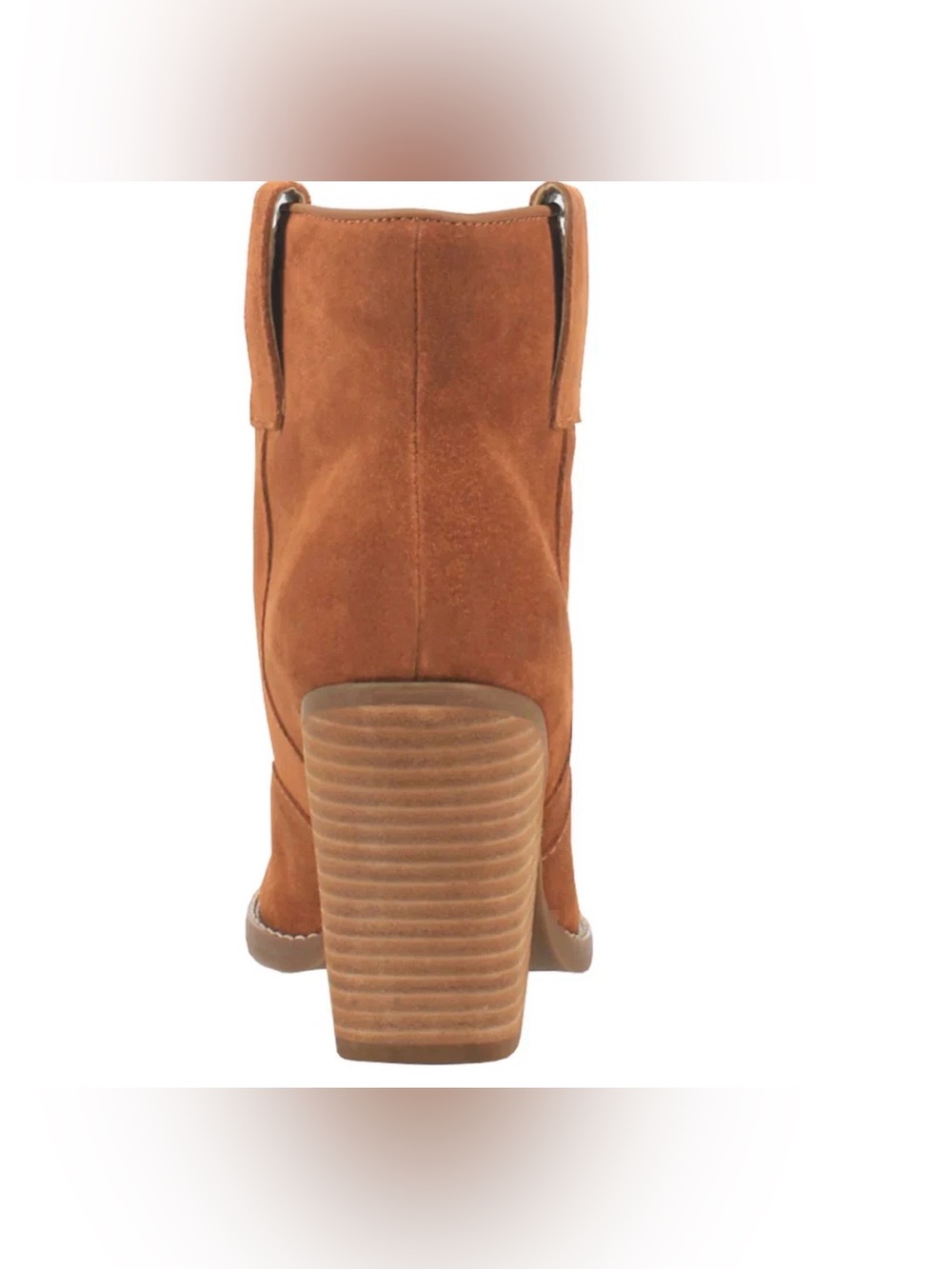 dingo Tan Suede Western Ankle Boots - Picture 11 of 16